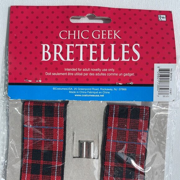 NWT Halloween Dress-up Geek Chic Suspenders - Picture 3 of 4